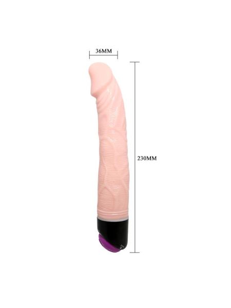 Wibrator realistyczny sex penis naturalny 23cm - 4