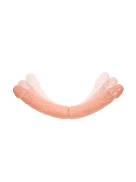 Dildo dla dwóch osób podwójne waginalne analne 36cm - 3