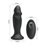 Korek analny realistyczny prostata wibracje 12cm - 5