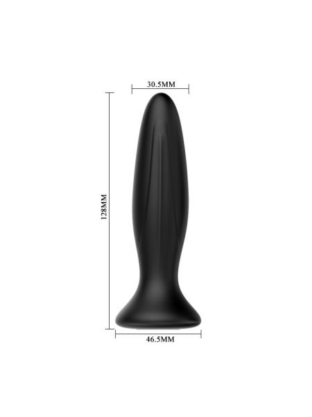 Wibrujący korek analny sex zatyczka plug 12cm - 3