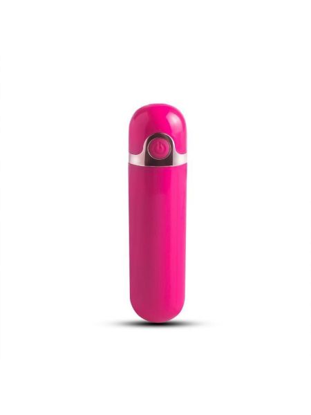 Mały wibrator mini pocisk podręczny masażer 8cm różowy