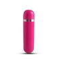 Mały wibrator mini pocisk podręczny masażer 8cm różowy - 3