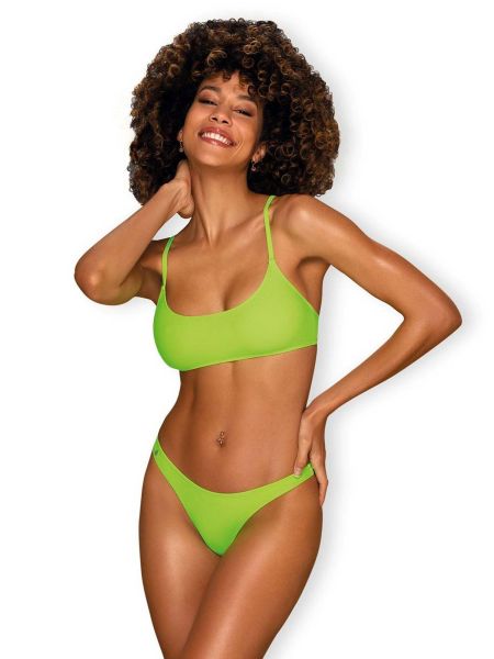Bikini strój kąpielowy ze stringami Mexico Beach S zielone