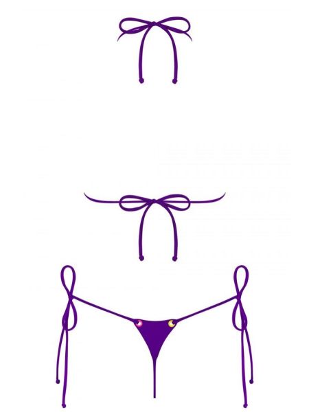 Mikro bikini strój kąpielowy stringi Beverelle XL - 3