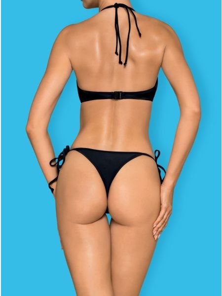Bikini strój kostium plażowy stringi Costarica XL czarny - 4