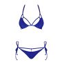 Bikini strój kostium plażowy stringi Costarica M niebieski - 8