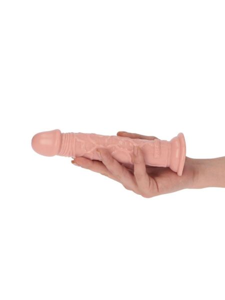 Realistyczny penis z żyłami mocną przyssawką 16cm - 5