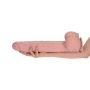 Gigantyczny penis dildo z jądrami przyssawką 40cm - 7
