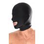 Maska BDSM na twarz głowę otwór na usta spandex - 6
