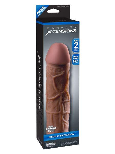 Stymulator-FX MEGA 2"""" EXTENSION BROWN - 4