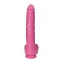 Penis wielki różowy ogromne dildo z jądrami 30 cm - 6