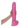 Penis wielki różowy ogromne dildo z jądrami 30 cm - 8