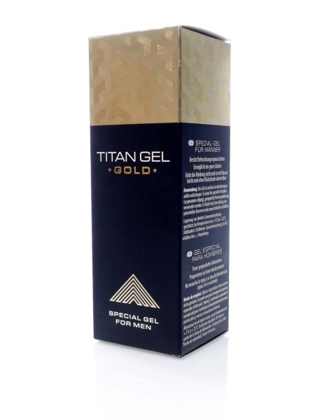 Oryginalny sprawdzony Titan Gel Gold na powiększanie penisa 50ml - 5