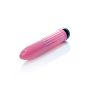 Klasyczny mini wibrator mały masażer podręczny 13cm różowy - 4