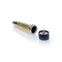Klasyczny mini wibrator mały masażer podręczny 13cm złoty - 4