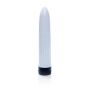 Klasyczny mini wibrator mały masażer podręczny 13cm biały - 3