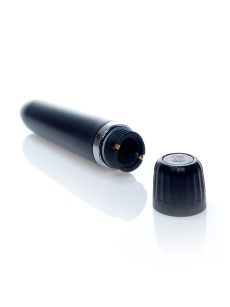 Dyskretny mocny mini wibrator masażer 12trybów 9cm czarny - 4