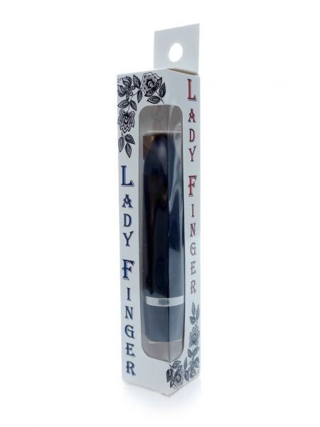 Dyskretny mocny mini wibrator masażer 12trybów 9cm czarny - 5