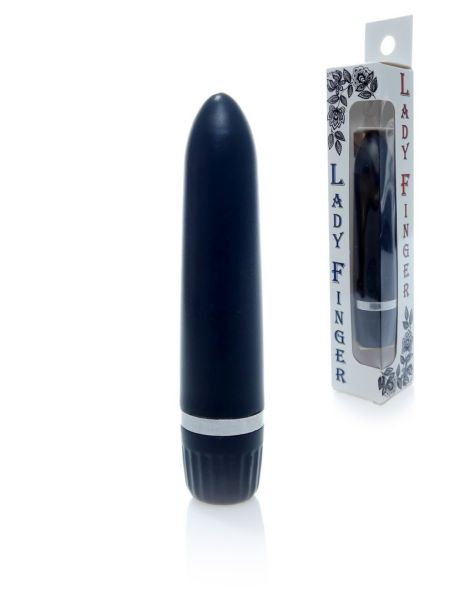 Dyskretny mocny mini wibrator masażer 12trybów 9cm czarny - 7