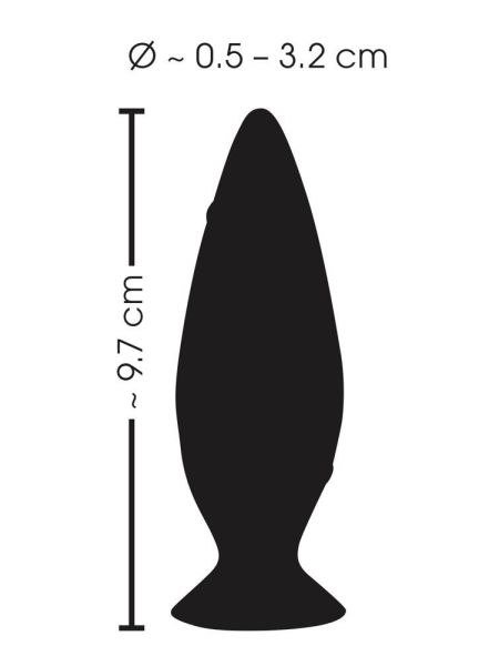 Korek analny do noszenia plug silikon zatyczka 9 cm - 7
