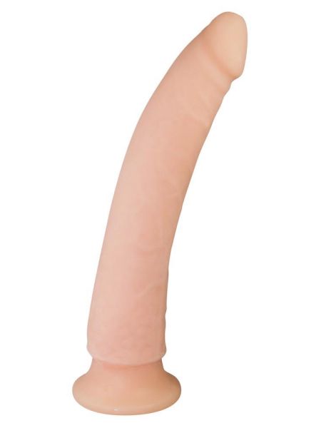 Miękkie dildo z przyssawką realistyczny penis 24cm - 3