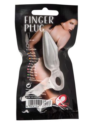 Zatyczka analna korek na palec plug sex analny - image 2