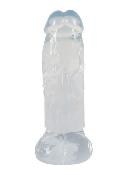 Dildo żelowe realistyczne penis z jądrami 22cm sex - 7