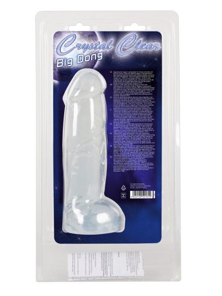 Dildo żelowe realistyczne penis z jądrami 22cm sex - 10