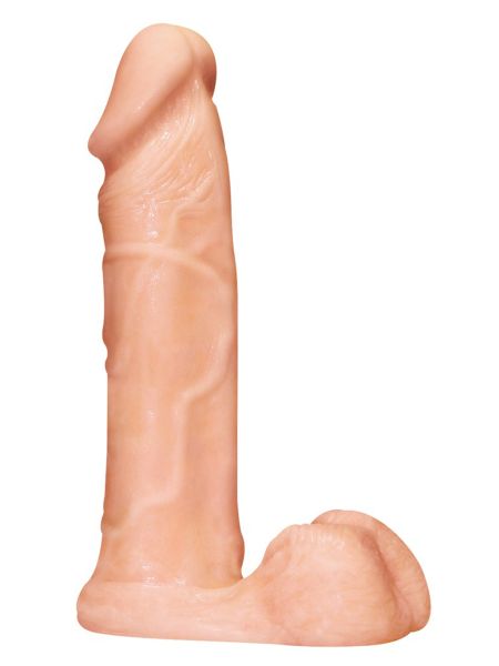 Dildo realistyczne penis naturalny z jądrami 20cm - 3