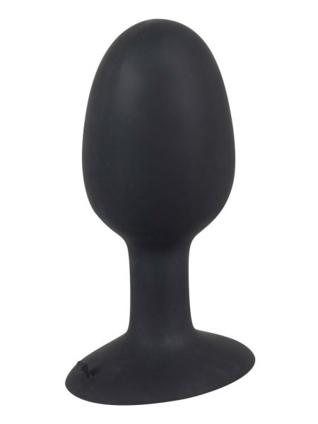 Korek analny sex plug z kulką w środku silikon XL - 5