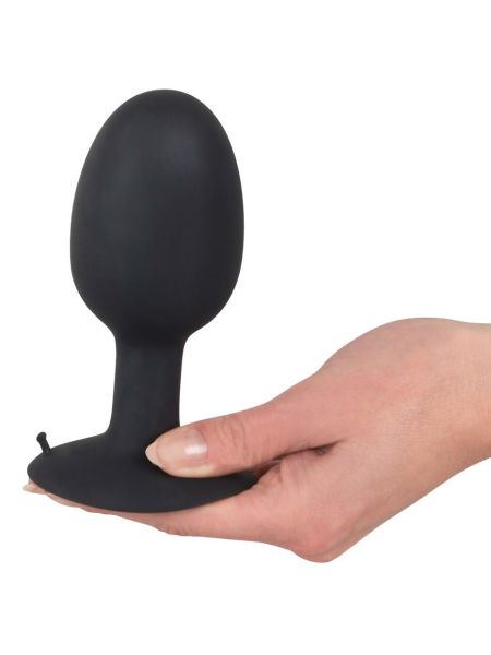 Korek analny sex plug z kulką w środku silikon XL - 8