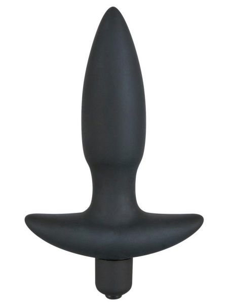 Korek analny wibrujący silikonwy 5 trybów 13cm sex - 3