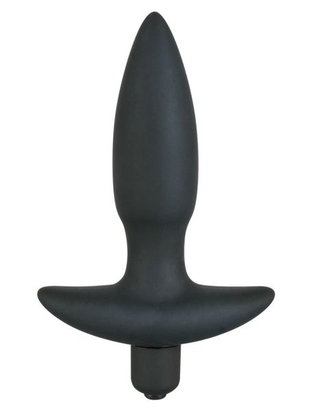 Korek analny wibrujący silikonwy 5 trybów 13cm sex - 4