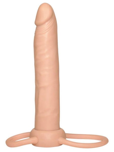 Dildo proteza pierścienie na jądra penisa sex 16cm - 4