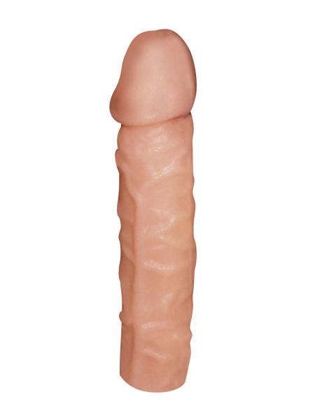 Naturalne dildo sztuczny penis z żyłami 18cm - 2