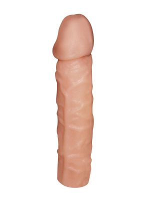 Naturalne dildo sztuczny penis z żyłami 18cm - image 2