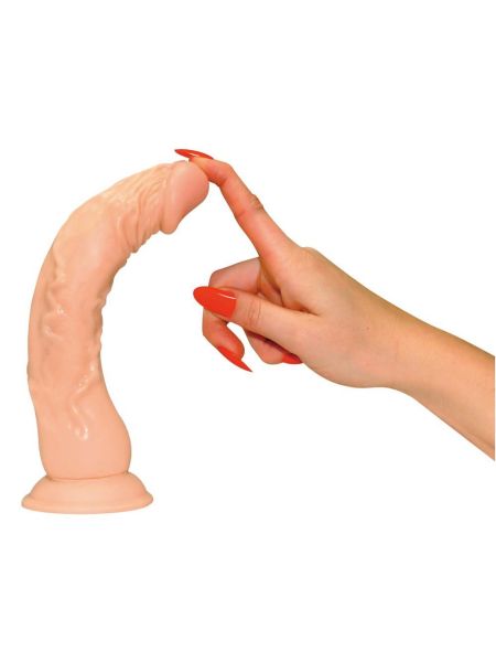 Realistyczne dildo naturalny rozmiar przyssawka - 7