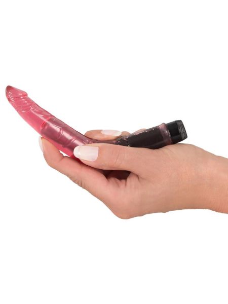 Wąski wibrator żelowy realistyczny sex analny 16cm - 7