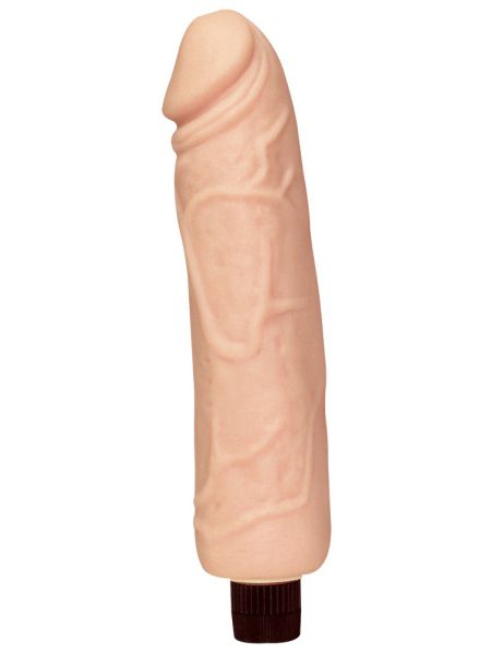 Wibrator realistyczny - sztuczny penis cielisty 19 cm - 3