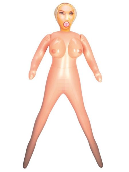Erotyczna lalka dmuchana duże piersi 3 sex otwory - 2
