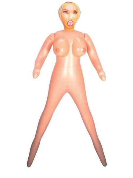 Erotyczna lalka dmuchana duże piersi 3 sex otwory - 3