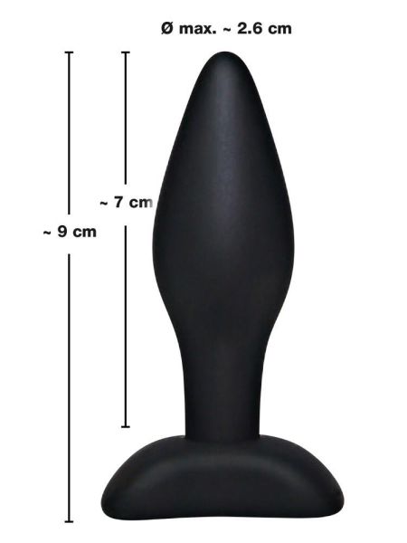 Mały korek plug analny sex zatyczka do pupy 9cm - 6