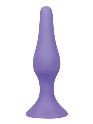 Smukły korek sex plug analny z przyssawką 13cm - image 2