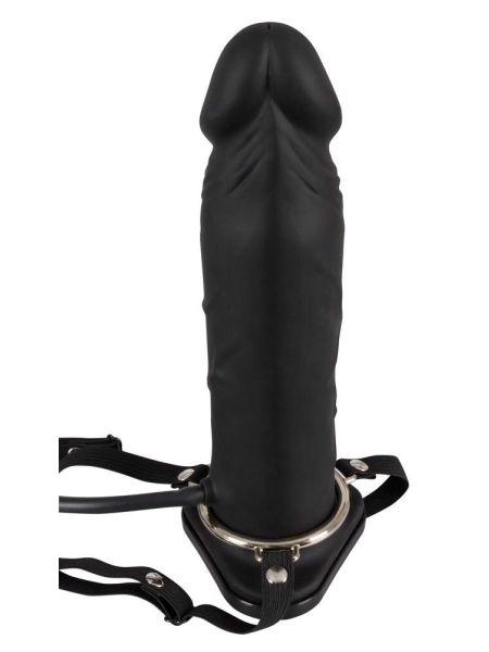 Proteza penisa pompowana na paskach strap on 24cm - 6