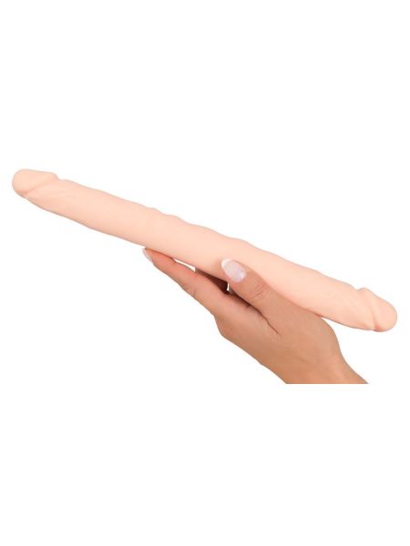 Elastyczne dildo dwie końcówki realistyczne giętkie 30,5 cm - 7