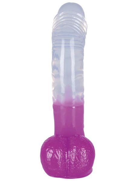 Żelowy realistyczny penis dildo z przyssawką 19cm - 5