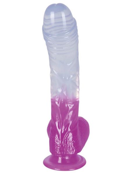 Żelowy realistyczny penis dildo z przyssawką 19cm - 7