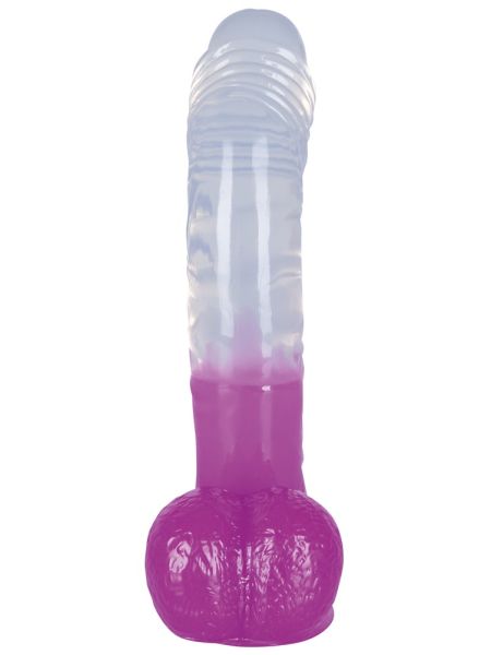 Żelowy realistyczny penis dildo z przyssawką 19cm - 8