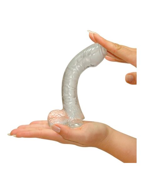 Dildo realistyczny penis naturalny sex członek 17cm - 4