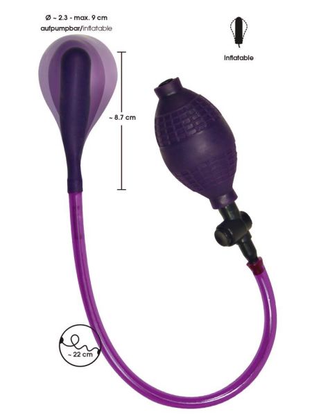 Nadmuchiwany korek plug analny zatyczka balon sex - 8
